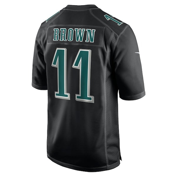 A.J. Brown Philadelphia Eagles Nike Super Bowl LIX Fashion Game Player Jersey - Carbon Black