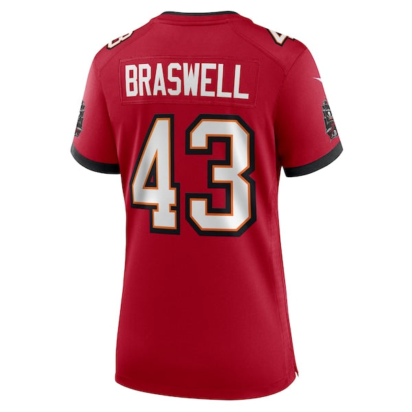 Chris Braswell Tampa Bay Buccaneers Nike Women's  Game Jersey -  Red
