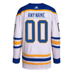 Buffalo Sabres adidas  Away  Primegreen Authentic Custom Jersey - White