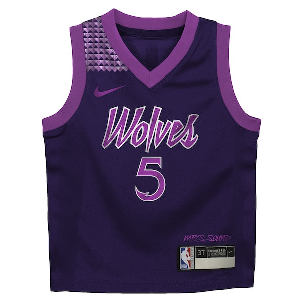 Anthony Edwards Minnesota Timberwolves Nike Infant 2025/26 City Edition Swingman Jersey - Purple