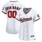 Washington Nationals Nike Women's Home Limited Custom Jersey - White