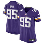 Travis Bell Minnesota Vikings Nike Women's  Game Jersey -  Purple