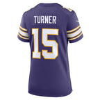Dallas Turner Minnesota Vikings Nike Women's Alternate Game Jersey -  Purple