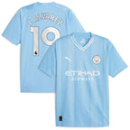 Julián Álvarez Manchester City Puma 2023/24 Home Replica Player Jersey - Sky Blue