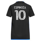 Cristian Espinoza San Jose Earthquakes adidas Women's 2023 Active Fault Jersey Replica Jersey - Blue