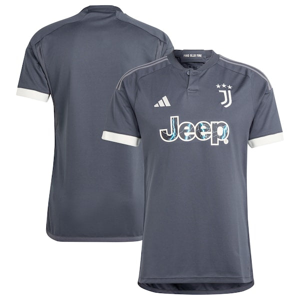 Juventus adidas Youth 2023/24 Third Replica Jersey - Gray
