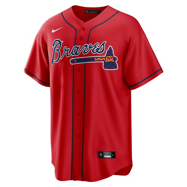 Austin Riley Atlanta Braves Nike Alternate 2 Replica Jersey - Red/Navy/White
