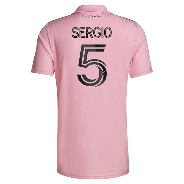 Sergio Busquets Inter Miami CF adidas 2024 The Heart Beat Kit Replica Player Jersey - Pink