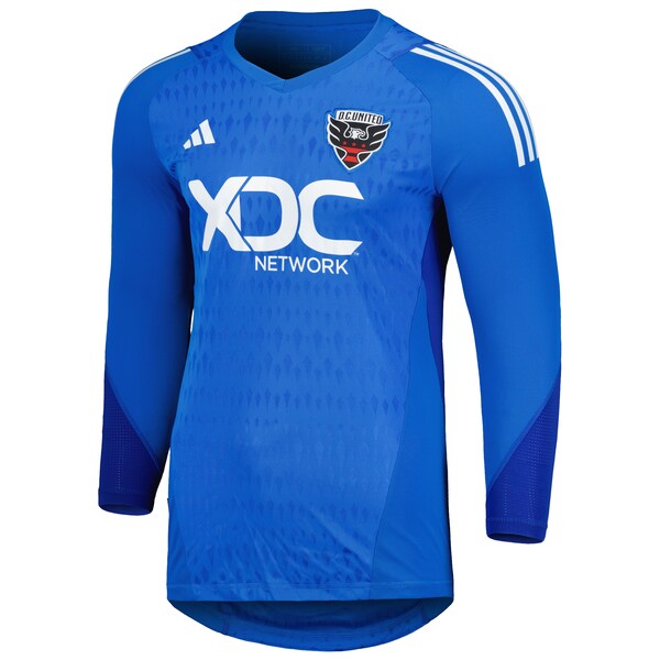 D.C. United adidas 2024 Goalkeeper Long Sleeve Replica Jersey - Blue
