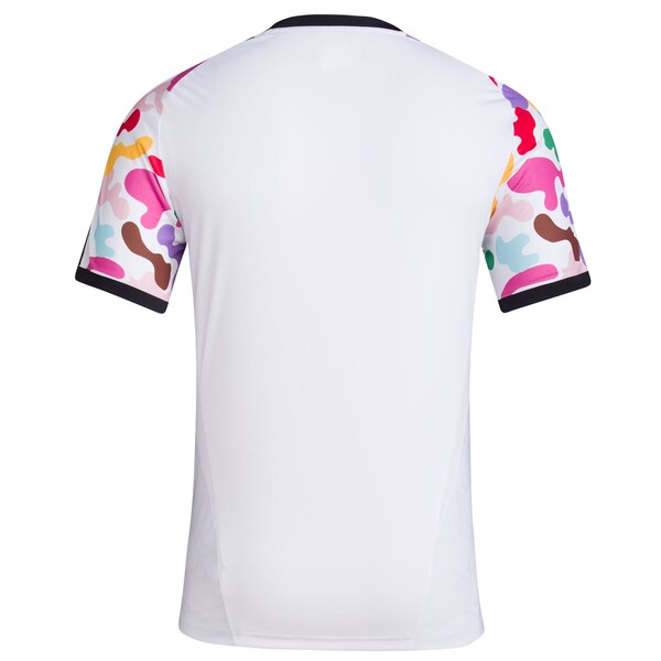 San Jose Earthquakes adidas 2024 Pride Pre-Match Top - White