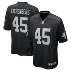 Tommy Eichenberg Las Vegas Raiders Nike Team Game Jersey -  Black