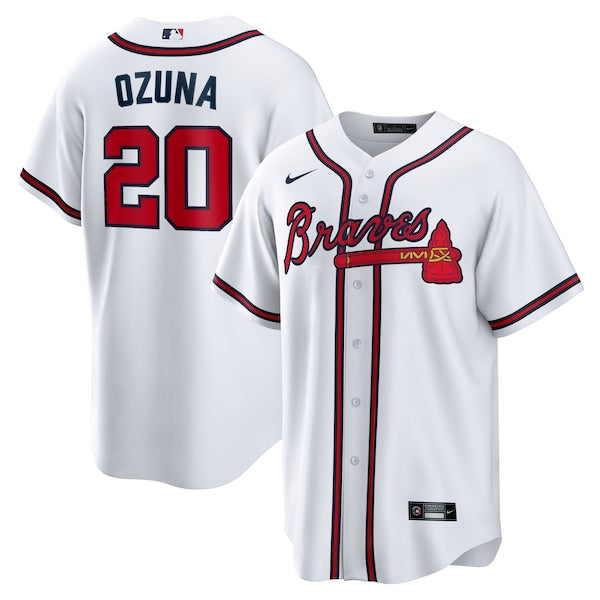 Marcell Ozuna Atlanta Braves Nike Home Replica Jersey - White