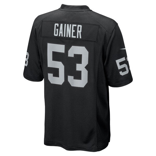 Amari Gainer Las Vegas Raiders Nike Team Game Jersey -  Black