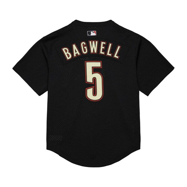 Jeff Bagwell Houston Astros Cooperstown Mesh Batting Practice Jersey - Black