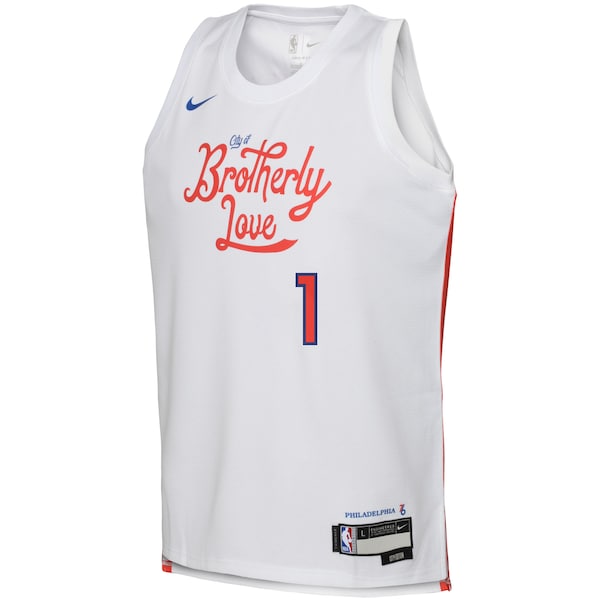 James Harden Philadelphia 76ers Nike Youth 2022/23 Swingman Jersey - City Edition - White