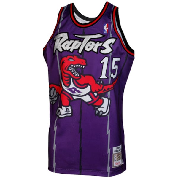 Vince Carter Toronto Raptors 1998/99 Throwback Authentic Jersey - Purple