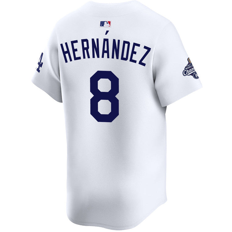 Enrique Hernández Los Angeles Dodgers Nike 2025 World Series Champions Limited Jersey - White