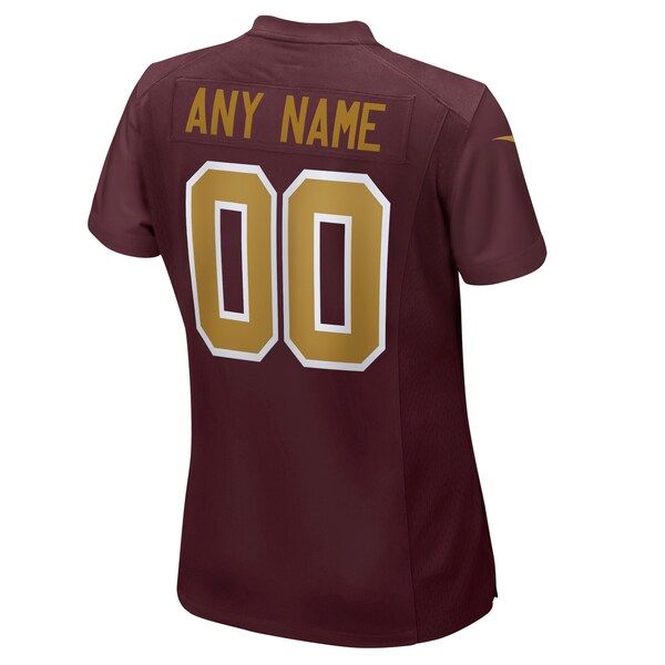 Washington Football Team Nike Women's Alternate Custom Jersey - Burgundy
