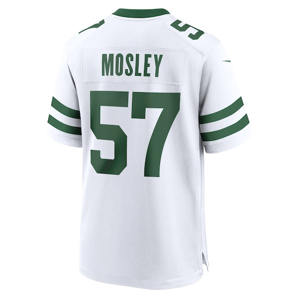 C.J. Mosley New York Jets Nike Legacy Player Game Jersey - White/Kelly Green
