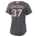 Stephen Strasburg Washington Nationals Nike Women's City Connect Replica Player Jersey - Gray