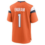 Evan Engram Denver Broncos Nike Team Game Jersey -  Orange