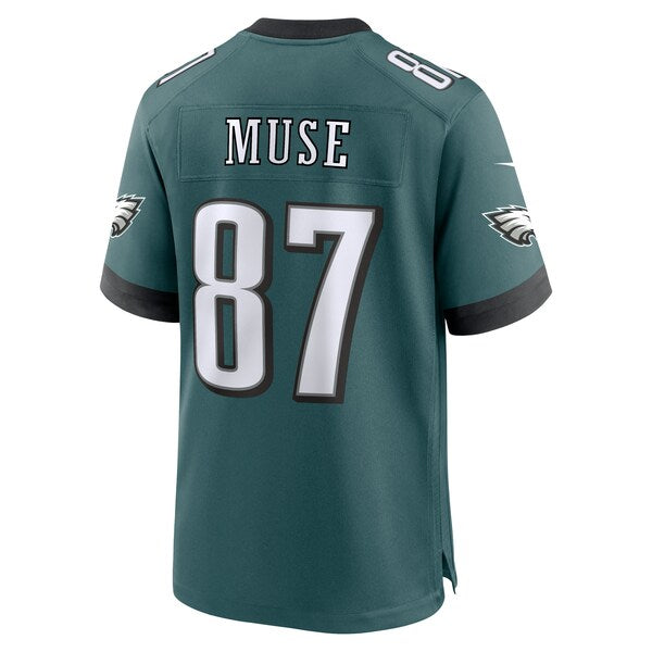 Nick Muse Philadelphia Eagles Nike Team Game Jersey - Midnight Green