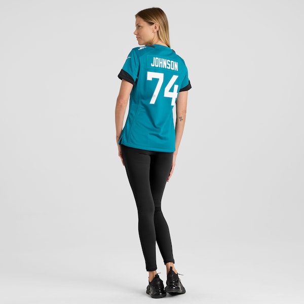 Fred Johnson Jacksonville Jaguars Nike Women's Team Game Jersey -  Teal