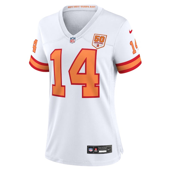 Chris Godwin Jr. '76 Tampa Bay Buccaneers Nike Women's 50th Season Game Jersey - White/Red