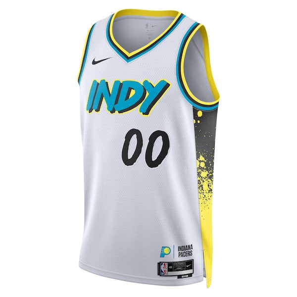 Indiana Pacers Nike Unisex 2024/25 Custom Swingman Jersey - City Edition - White