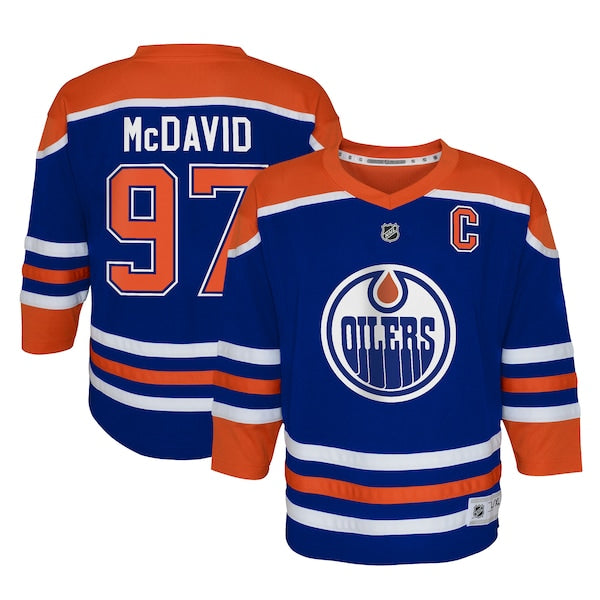Connor McDavid Edmonton Oilers Youth Home Replica Player Jersey - Royal