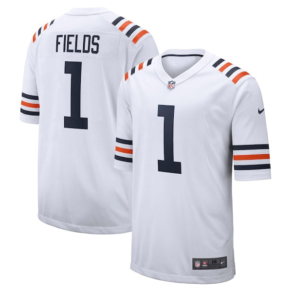Justin Fields Chicago Bears Nike 2021 NFL Draft First Round Pick Alternate Classic Game Jersey - White/Orange