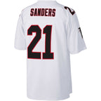 Deion Sanders Atlanta Falcons Big & Tall 1992 Retired Player Replica Jersey - White