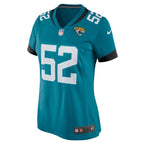 DaVon Hamilton Jacksonville Jaguars Nike Women's Game Jersey - Teal/Black