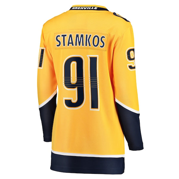 Steven Stamkos Nashville Predators  Women's Home Premier Breakaway Player Jersey - Gold