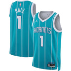 LaMelo Ball Charlotte Hornets Jordan Brand Unisex Swingman Jersey - Icon Edition - Teal/White