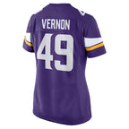 Seth Vernon Minnesota Vikings Nike Women's Game Jersey -  Purple
