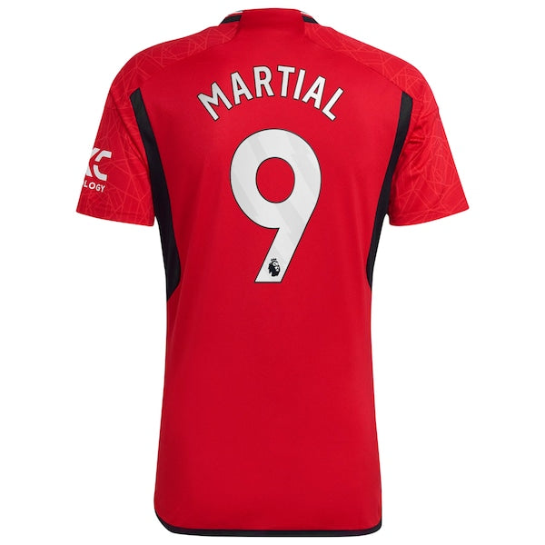 Anthony Martial Manchester United adidas 2023/24 Home Replica Player Jersey - Red/Green