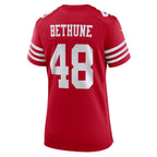 Tatum Bethune San Francisco 49ers Nike Women's  Game Jersey -  Scarlet