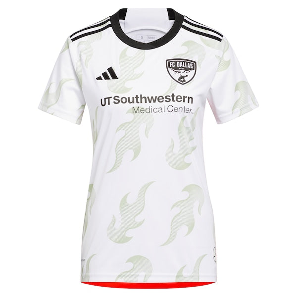 Maarten Paes FC Dallas adidas Women's 2024 Burn Baby Burn Replica Player Jersey – White