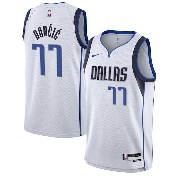 Luka Dončić Dallas Mavericks Nike Youth Swingman Jersey - Association Edition - White
