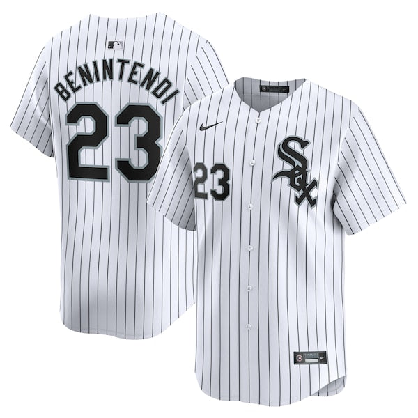 Andrew Benintendi Chicago White Sox Nike Road Limited Player Jersey – White