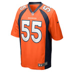 Frank Clark Denver Broncos Nike Team Game Jersey -  Orange