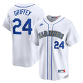 Ken Griffey Jr. Seattle Mariners Nike Throwback Cooperstown Limited Jersey - White