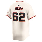Logan Webb San Francisco Giants Nike Home Limited Player Jersey - Cream