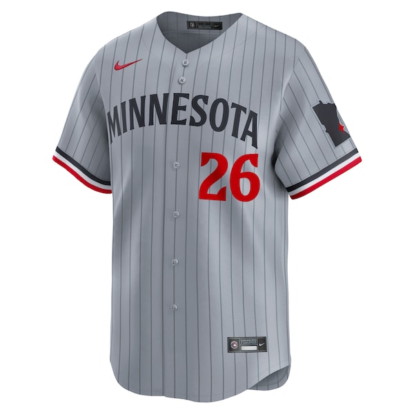 Max Kepler Minnesota Twins Nike Road Limited Player Jersey – Gray