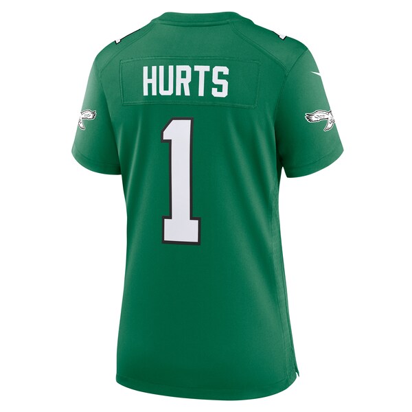 Jalen Hurts Philadelphia Eagles Nike Women's Super Bowl LIX 2nd Alternate Game Jersey - Kelly Green