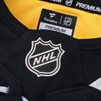David Pastrnak Boston Bruins  Home Premium Jersey - Black/White
