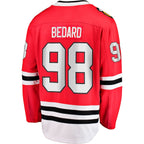 Connor Bedard Chicago Blackhawks  Home Breakaway Player Jersey - Red/White