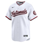 CJ Abrams Washington Nationals Nike Home Limited Player Jersey - White