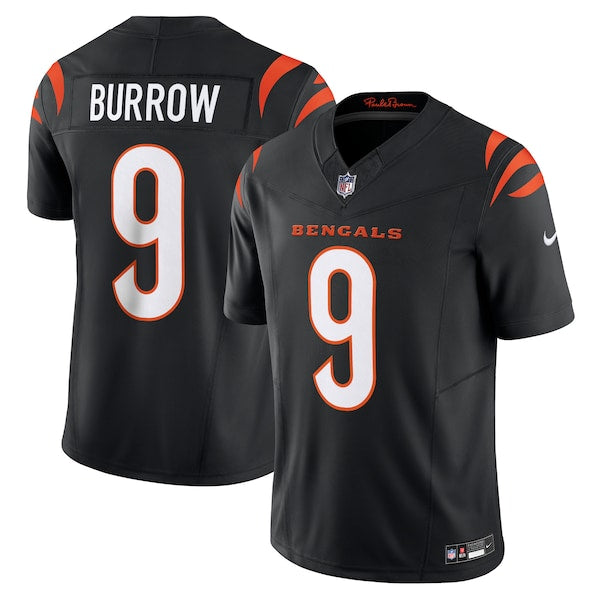 Joe Burrow Cincinnati Bengals Nike Vapor F.U.S.E. Limited Jersey - Black/White/Orange